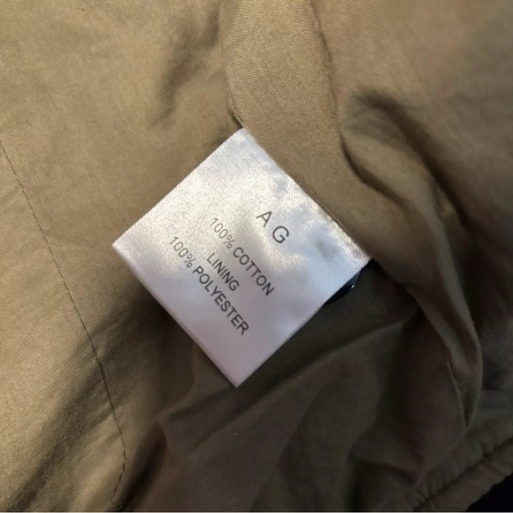 Arthur Galan Women's Size 4 Camo Bomber Jacket Pleated Lined Pockets Green - Picture 14 of 15